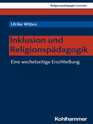 cover image of Inklusion und Religionspädagogik